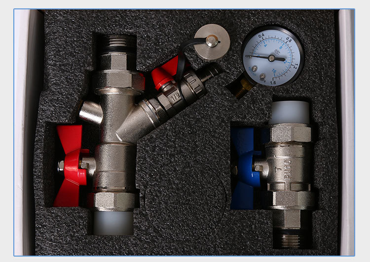 TS-F1 home furnishing temperature measuring pressure filter ball valve
